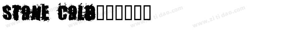 Stone Cold字体转换